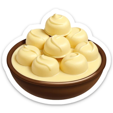 Create an emoji for Rasmalai to copy and paste sticker