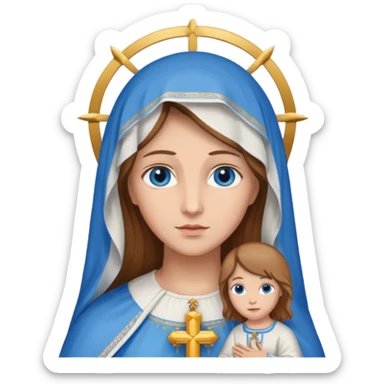 Our lady coredemptorix, holy Mary sticker