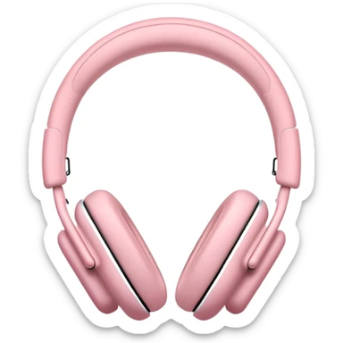 pink AirPods Max headphones sticker