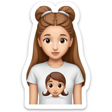Ariana grande wearing T-shirt  sticker