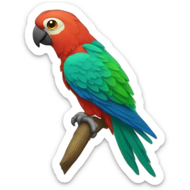 Parrot sticker