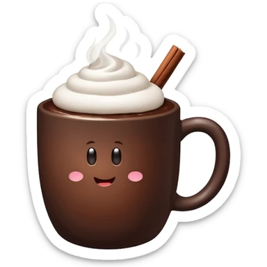 white mug-of-hot-cocoa chocolate bomb sticker