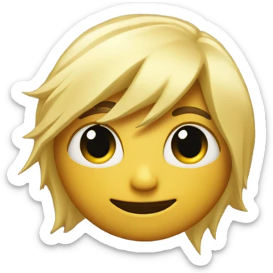 Black star in  pure golden circle sticker