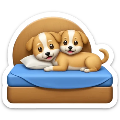 crea un emoji de buenas noches. Pon un texto : Buenas noches Javier y Tobi. Javier es una imagen de profesor y Tobi q sea imagen de un perro sticker