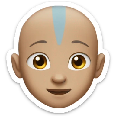 Aang the Avatar sticker