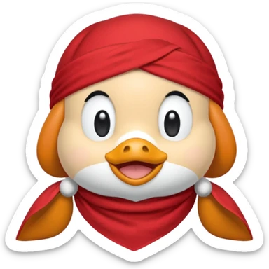 Bandana waddle dee sticker