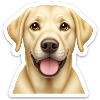 Yellow Labrador ￼ sticker