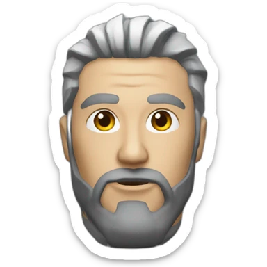 V fromCyberpunk 2077, face emoji ios sticker