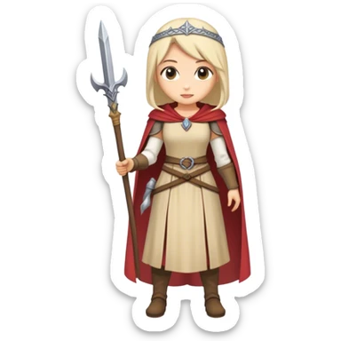 medieval outfit worn by a DnD themed fantasy female character. basic low level clothes. clothes only above the waist. The clothes are only above the waist. The character's haven't arms. sticker