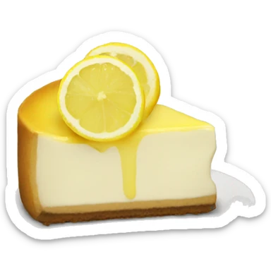 lemon cheesecake sticker