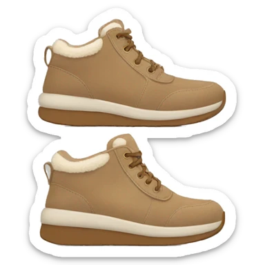 pair of ugg sneakers sticker