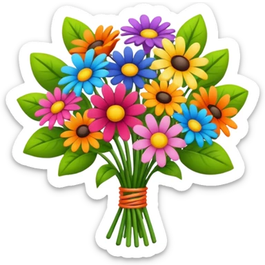 bouquet of flowers sticker