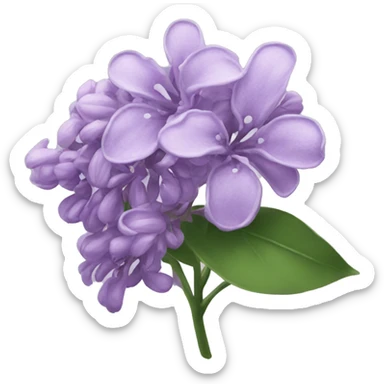 Lilac flower  sticker