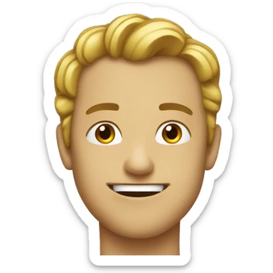 Devious smile sticker