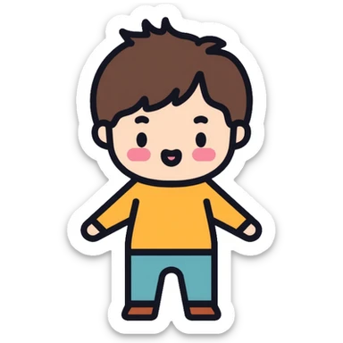 child figure sticker