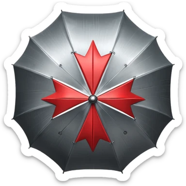 Umbrella corporation one world order ai sticker
