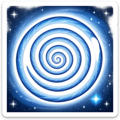 Spiral Galaxy sticker