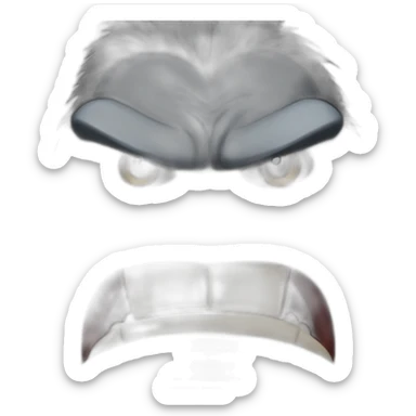 chaos king kong face angry sticker