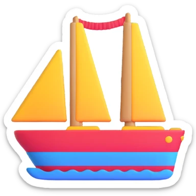 clipper, 3D emoji style, microsoft style 3d fluent emoji sticker