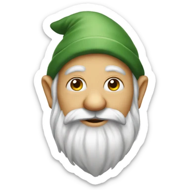 a gnome sticker