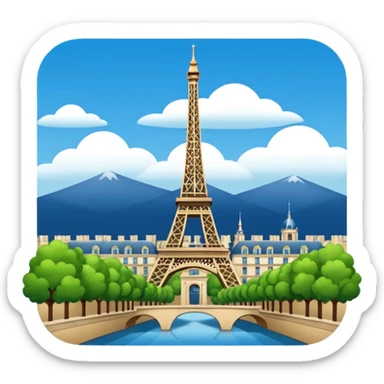 Paris of the north sticker