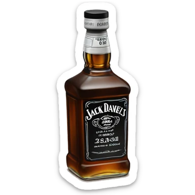 Jack Daniel’s bottle sticker