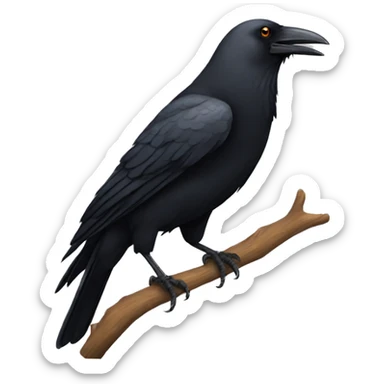 Crow move  sticker