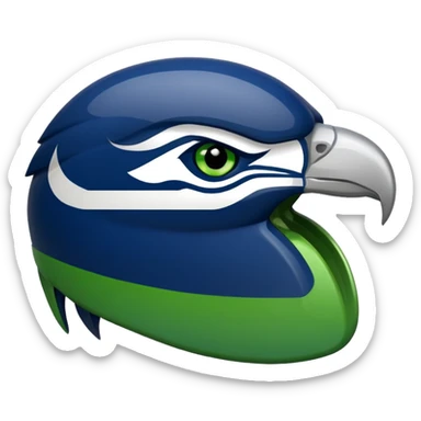 Create me a seahawks emoji sticker