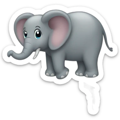 elefant in the room sticker