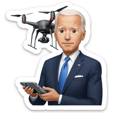 biden drone sticker