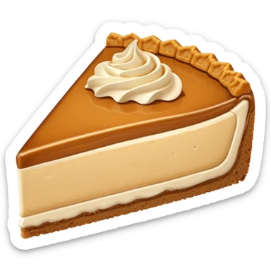 slice of biscoff cheesecake sticker