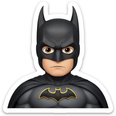 Gigachad gibi mogglayan batman sticker