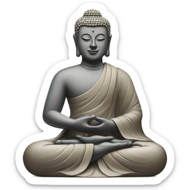 Buddha and Nike sticker