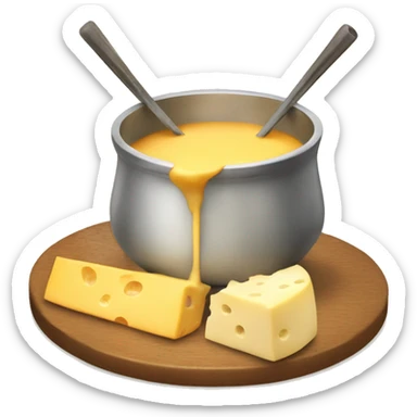 Cheese fondue  sticker