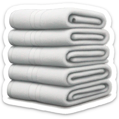 Towel stack sticker