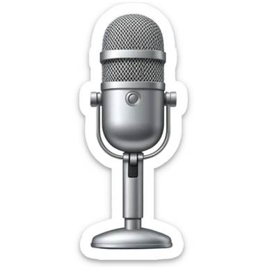 microphone sticker