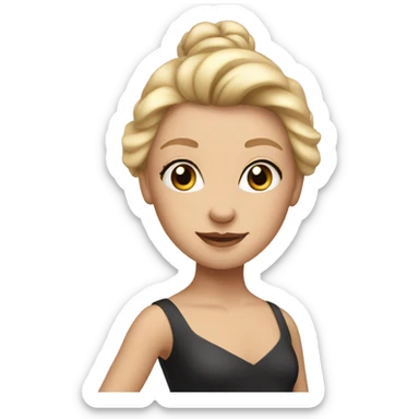 Ballet blonde sticker
