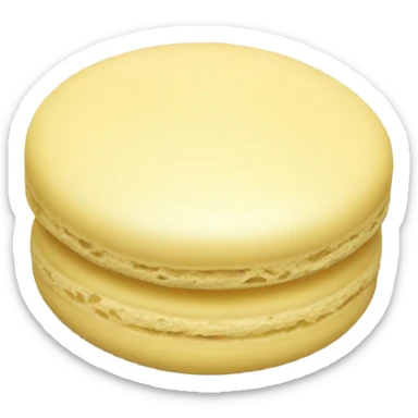 Light yellow macron sticker