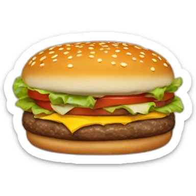 Burger-King sticker