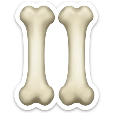 huesos femur dos sticker