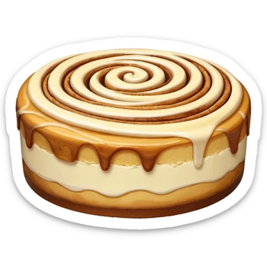 cinnamon roll cheesecake sticker