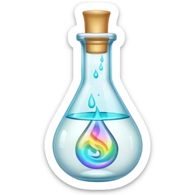 Potion – Glass vial filled  sticker