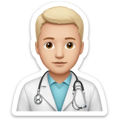 un fisioterapista uomo sticker
