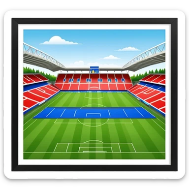 soccer stadium of fc basel in switzerland sticker