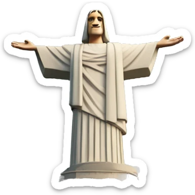 cristo redentor  sticker