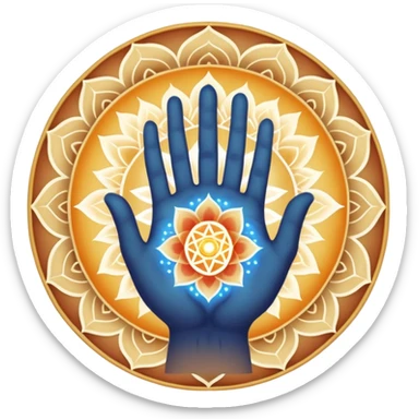 A divine abstract force creating humans through karma,
shown as a luminous cosmic hand made of light (not realistic),
forming a human figure from particles.
Hindu spiritual aura, sacred geometry, subtle mandala lines,

 
 sticker