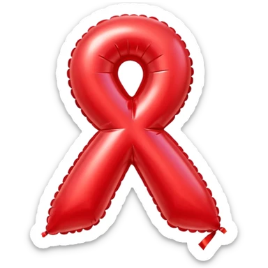 The Letter A Balloon sticker