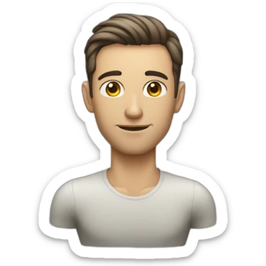 Very Slim Man Doing the Gay sticker