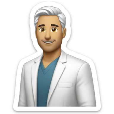 Hombre blanco besando mujer morena sticker