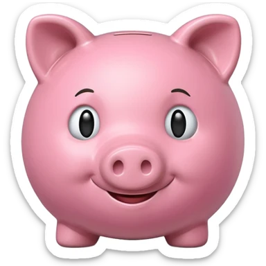 Piggy money sticker